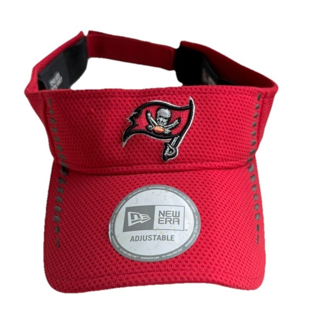 Tampa Bay Buccaneers NFL Sun visor Adult Adjustable Red New Era NFL Golf Florida